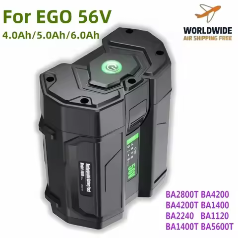For 56V EGO tool lithium replacement 6.0Ah Battery fast charging function for BA4200 BA4200T BA1400 