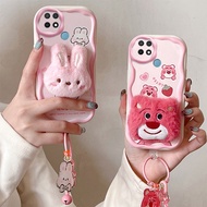 Casing realme c21y Cute Plush phone case for realme c21 case realme c25y case bts