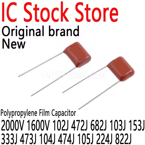 10PCS CBB81 Polypropylene Film Capacitor 2000V 1600V 102J 472J 682J 103J 153J 333J 473J 104J 474J 10