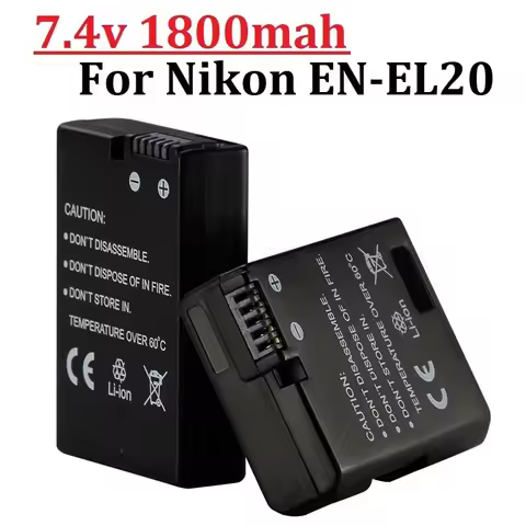 EN-EL20A EN-EL20 BATTERY 1800MAH FOR NIKON COOLPIX A 1 AW1 P950 P1000 FOR NIKON 1 J1 J2 J3 S1 V3 EL2