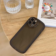 BLACK TRANSPARENT SILICONE SOFTCASE FOR REALME 5 5i 9i C3 C11 C12 C15 C20 C11 2021 C21 C21Y C25Y C30