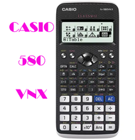 Máy tính fx-580VNX Casio Đen Dành Cho Học Sinh - Sinh Viên Máy Tính Khoa Học CASI0 FX-580VNX -Full C