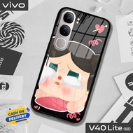 VIVO V40 LITE Glass Softcase - V40 LITE Mobile Phone Case [T125].