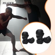 [JISADER] Boxing Gloves with Extended Wrists, Hand Wraps, MMA Training Gloves, MMA Gloves for Kickbo