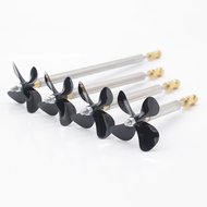 Rc Bait Boat Fishing Ship Spare Parts 4mm Boat  Waterproof Shaft Drive Shaft + Coupling + 4 Blades Propeller For Rc Boat
