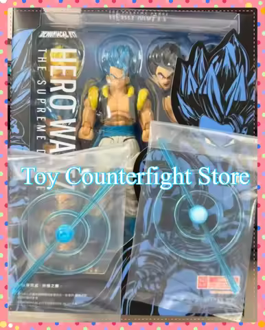 Demoniacal Fit Dragon Ball Super SHF Super Saiyan Gogeta with Effects Model Toys