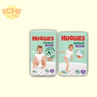 [Gift not for sale] Huggies Airsoft Pants diapers New technology size M46/L36/XL30/XXL24