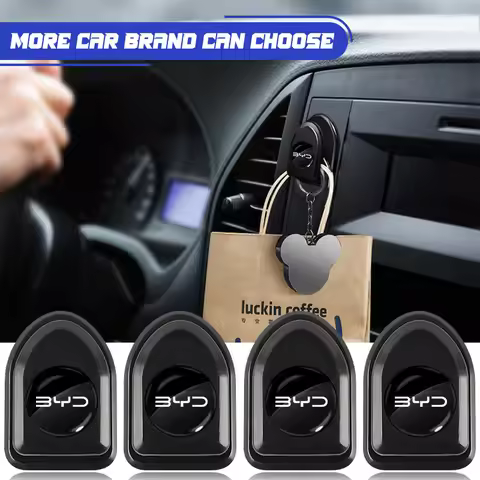 Car Mini Hook Interior Accessories Self Adhesive Storage Hook For BYD F3 S6 F0 Tang I3 S7 G3 E5 E2 E
