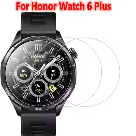 2pcs Tempered Glass For Honor Watch 6 Plus HD Screen Protector Full Coverage Anti-scratch Film For H