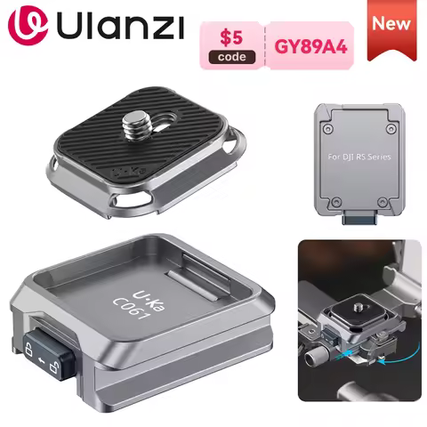 Ulanzi C061 Uka Quick Release Plate Kit Stabilizer for DJI RS2 RS3 RS 3 pro RS4 pro mini Aka Swiss F