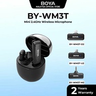 BOYA BY-WM3T-M2/U2/D2 Noise Reduction Wireless Microphone With Charging Case