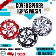 MESIN Cnc Machine Radiator Fan Protective Cover Vespa Sprint Moslem Beat Fino Mio Vario Firz - Spiner motor