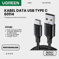 Type-C Ugreen 60114 USB C 25CM Fastcharging QC Data Cable