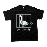 Silly Goose Sweatshirt Got Too Silly Shirt, Unisex Tshirt, Gift For Him, Gift For Her, Men's Tshirt,