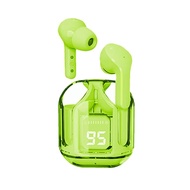 TERLARIS 【COD】AIR31 WIRELESS LED HEADSET MENAMPILKAN SUARA HIFI YANG TRANSPARAN STEREO BASS SPEAKER 