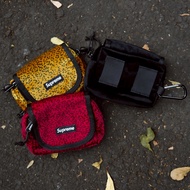 [QUEST] SUPREME 25FW Velvet Mini Pouch Leopard Print