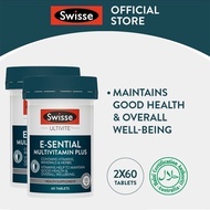 [EXP 19 NOV 2026] [Twin Pack] Swisse Ultivite E-Sential Multivitamin Plus 60 Tabs