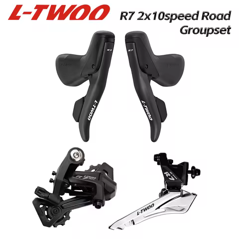 LTWOO R7 2x10 Speed, 20s Road Groupset, Shifter + Rear Derailleurs + Front Derailleurs 4700, R3000