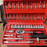 SOCKET WRENCH SET 46 PCS EDTRON SHOCK SOCKET WRENCH SET STAR HEX