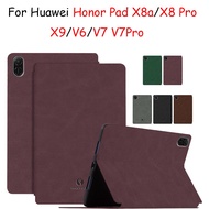 For Honor Pad X8a 11.0 X8 Pro X9 11.5 ELN-W09 V6 V7 Pro Stylish Business Style Leather Huawei Tablet