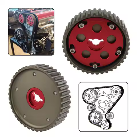 2pcs Adjustable Cam Gear Pulleys Fit for Suzuki Swift GTI GTS G13B 1.3L DOHC 1986-1999