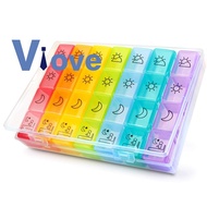 Weekly Organizer, Extra Large Pill Box(7-Day / 4-Times-A-Day)