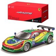 Bburago 1/43 Ferrari 458 Italia GT3 2015 #64 Green / Race Sports Car Diecast Model Finished Product 