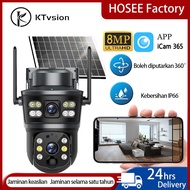 iCam365 4G SIM card closed-circuit television monitoring system/ultra high definition 8MP/solar wire