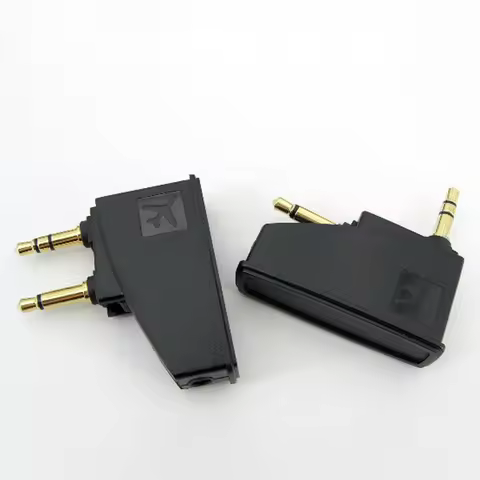 Airplane Airline Flight Stereo 3.5mm Adapter for Bose 700 QC45 QC35 QC3 QC25 QC20 QC2 QC15 OE2 OE2I 