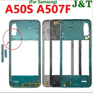 Middle Frame Housing Case For Samsung Galaxy A50S A507F Middle Bezel Cover Housing Phone Replacement Parts