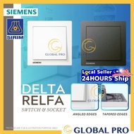 SIEMENS DELTA® Relfa Switch Socket Oulet Switches SIRIM CERTIFIED Elegant Switch Socket 13A Switch S