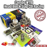 Combo Wave110 Racing 56mm Head Block With Cdi Unit Camshaft Siap gasket "TK2"