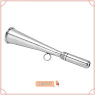 TOPBEAUTYMY Handheld Foghorn, 304 Stainless Steel Silver Boat Fog Horn, Sturdy Structure Removable M