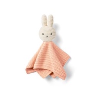 荷蘭 Just Dutch | Miffy 米飛兔 手工編織 嬰幼兒安撫巾 粉紅色