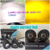 Barang Terlaris Lampu Led Sorot Projie Aegis U52 2,6 Inch Motordan