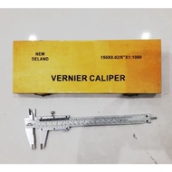 NEW DELAND SIGMA SIGMAT SKETMAT VERNIER CALIPER 6" 6 INCH MANUAL