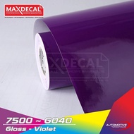 Maxdecal 7500 G040 Gloss Violet Sticker /Meter