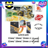 LOYTAPE 12MM / LOYTAPE 18MM / LOYTAPE 24MM (15YARDS / 40YARDS) *PER BOX* (READY STOCK / 100% ORIGINA