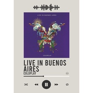 Poster Coldplay album Live in Buenos Aires With Song Barcode, Music