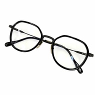 全新未使用 ▲ DITA DTX453 AVIATIA-FOUR 眼鏡，黑金配色，49□20-140，示範鏡片，日本製造，男士款