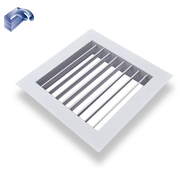 Aluminum Single Deflection Air Grille | Adjustable HVAC Vent Cover for AC Ducting & Airflow Control