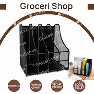 4 Tier Metal Mesh Document Tray IT Support Center Repair Ticket File Organizer Manila