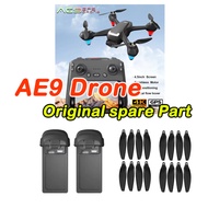 AE9 Drone Brushless Quadcopter Original Spare Part AE9 Drone Propeller Blade Wings / 3.7V 2000mAh Ba