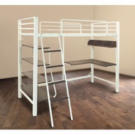 ALOHA LOFT Single Bed Frame With Study Table & Book Shelves 阿罗哈阁楼单人床桌书架