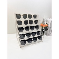 B. b.Glasses Display Stand Acrylic Transparent Detachable Multi-Layer Display Stand Sunglasses Displ