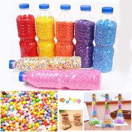 500ml/Bottle DIY Snow Mud Particles Accessories Slime Balls Small Tiny Foam Beads For Floam Filler Supplies 2-4mm