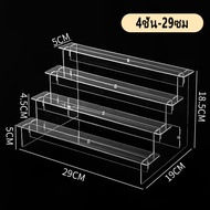 ชั้นวางโมเดล ชั้นวางของอะคริลิค ชั้นวางอะคริลิคใส สำหรับ ตู้โชว์กระจกและ IKEA แบบ 5/4/3/2 ชั้น ขนาด 29*24*23 ซม