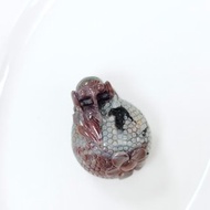 阿拉善瑪瑙知了雕刻