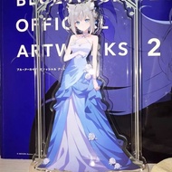 [Ready Stock] Azure File Sand Wolf Baizi 2025bw Stand Velvet and Invitation Letter Merchandise Acryl