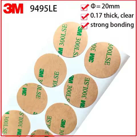 50circles/pack, 3M 300LSE Dimater=20mm Round sticker, Double Sided Adhesive Disc